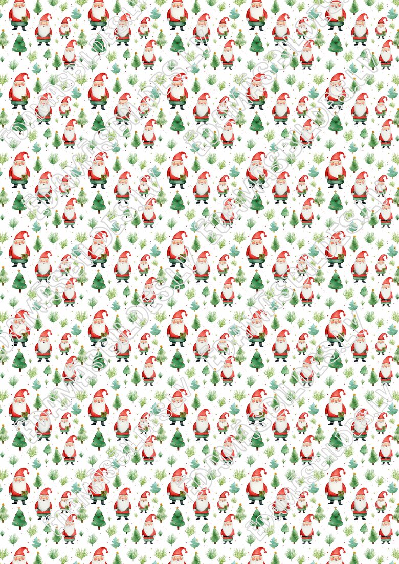 Chocolate Transfer Sheets "Ziemassvētku Nr6" ar apdruku 